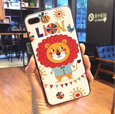 Compatible with Apple , Three-dimensional Embossed Phone Case - ZEYTONCART