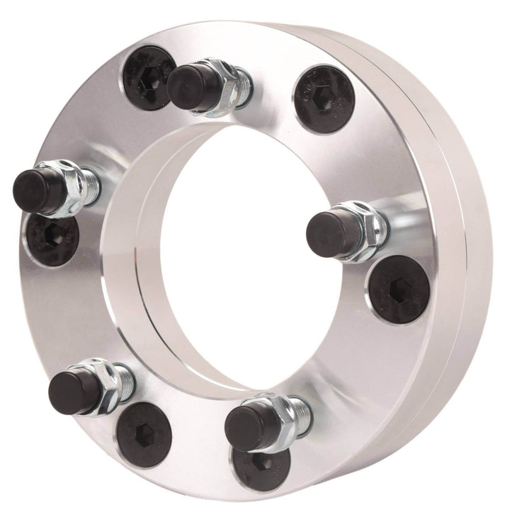 4x 6x5.5 To 5x5 Wheel Adapters 2'' Use 5 Lug Wheels On 6 Lug Trucks M14x1.5 - ZEYTONCART