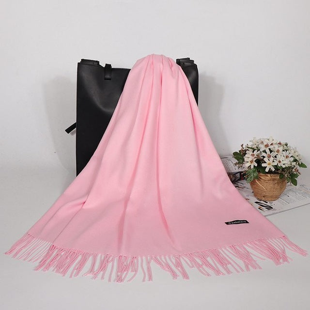 Winter Cashmere Women Scarf Female Luxury Brand Scarves Lady - ZEYTONCART