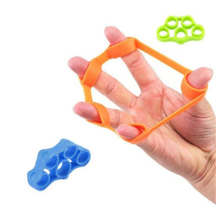 Silicone Finger Trainer Hand Gripper Resistance Bands Fitness - ZEYTONCART