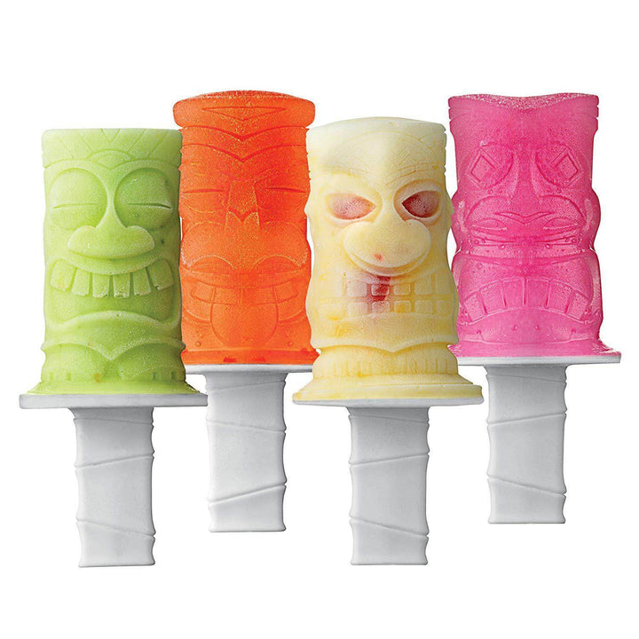 Silicone Zombie Popsicle Mold Skull Ice Cream Mold Popsicle Mold Summer Ice Pop Molds Set of 4 Popsicle Makers with Sticks - ZEYTONCART