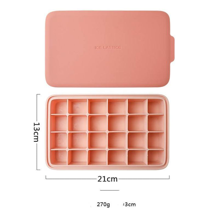 Silicone 12 Cavity Hexagon 3D Ice Mold DIY Popsicle Mould Ice Cream Makers Storage Box - ZEYTONCART