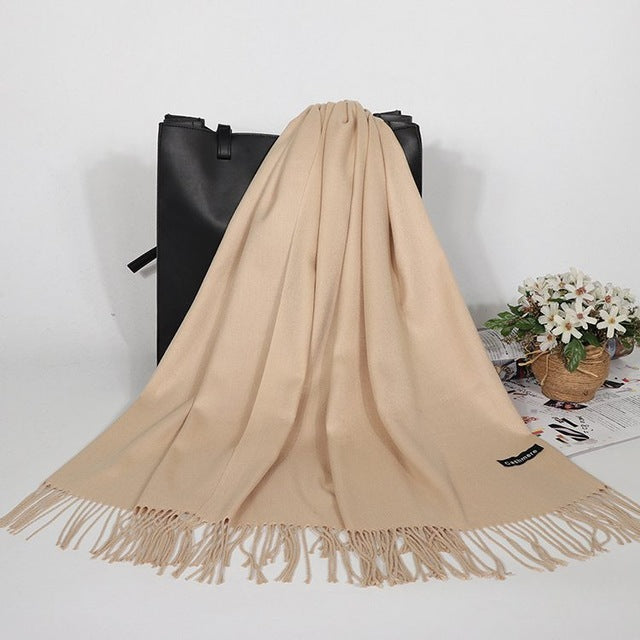 Winter Cashmere Women Scarf Female Luxury Brand Scarves Lady - ZEYTONCART