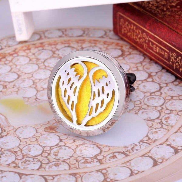 Wings Aromatherapy Car Diffuser Locket - ZEYTONCART