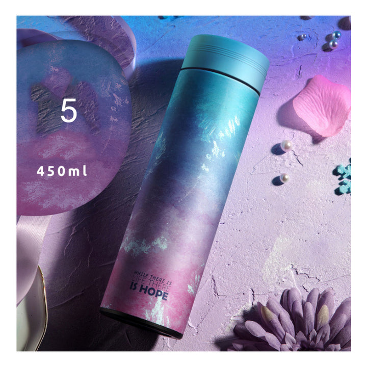 Insulation Cup 304 Stainless Steel Temperature Intelligent Display Portable Car Water Cup Large Capacity Creative Korean Tea Cup - ZEYTONCART