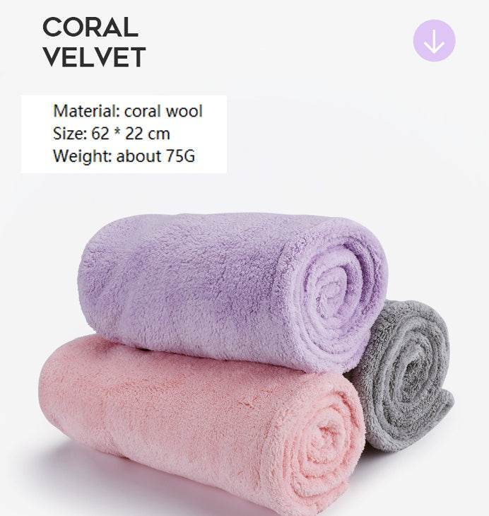 Female cute speed hair towel towel turban - ZEYTONCART