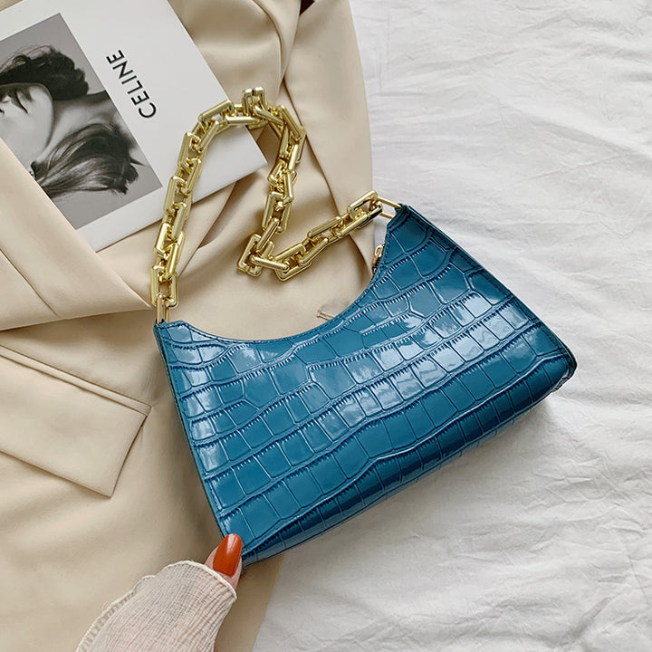 Fashion Acrylic Chain Underarm Bag - ZEYTONCART