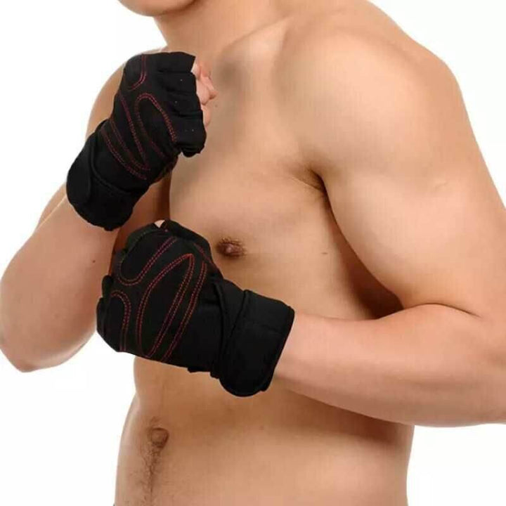 Sports fitness microfiber gloves - ZEYTONCART