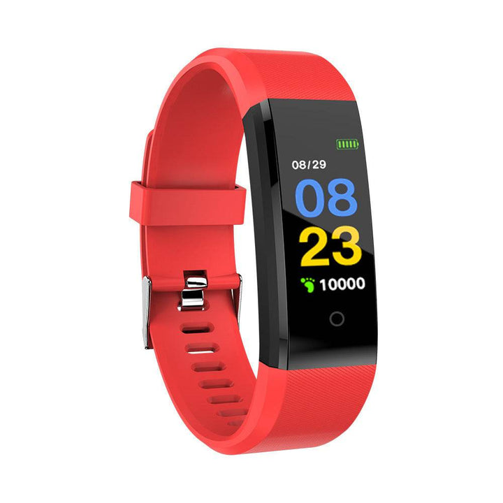 Screen Smart Wristband Heart Rate Monitor Fitness Activity Tracker 115plus Smart Band Color Blood Pressure Music Remote Control - ZEYTONCART