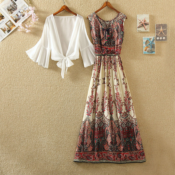 Floral cotton dress - ZEYTONCART