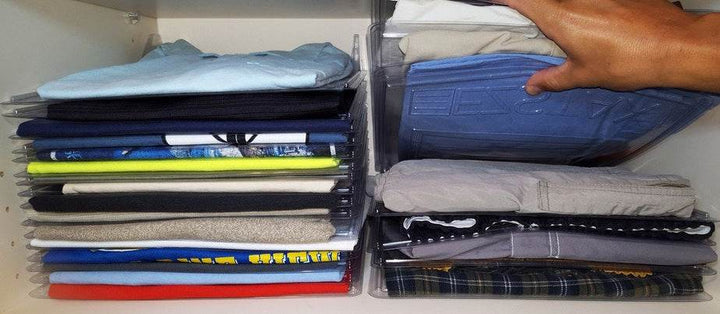 For Ezstax Fast Clothes Fold Board Organization System Travel Closet Drawer Stack - ZEYTONCART