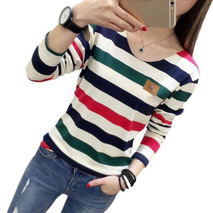 Korean Spring And Autumn Clothing T-shirt For Women - ZEYTONCART
