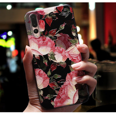 Compatible with Apple , Three-dimensional Embossed Phone Case - ZEYTONCART