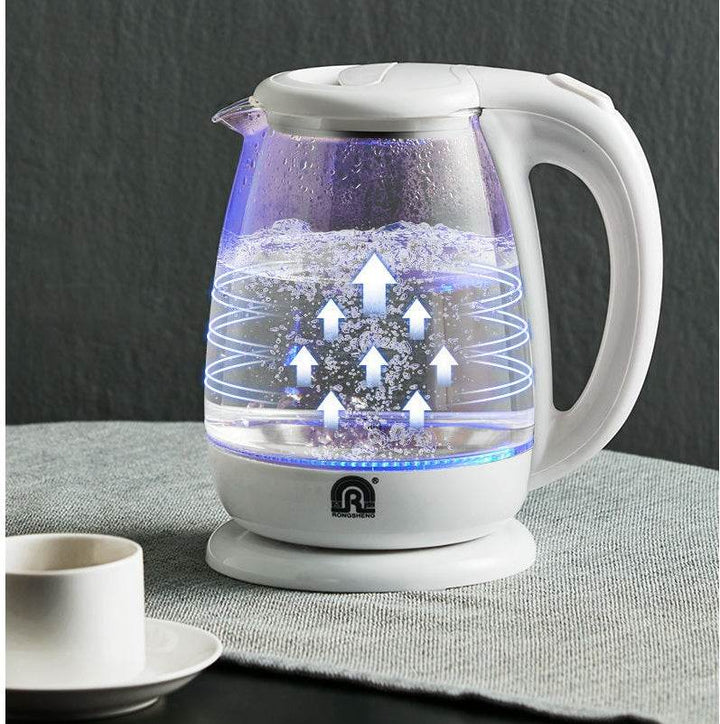 Automatic power off transparent glass electric kettle - ZEYTONCART