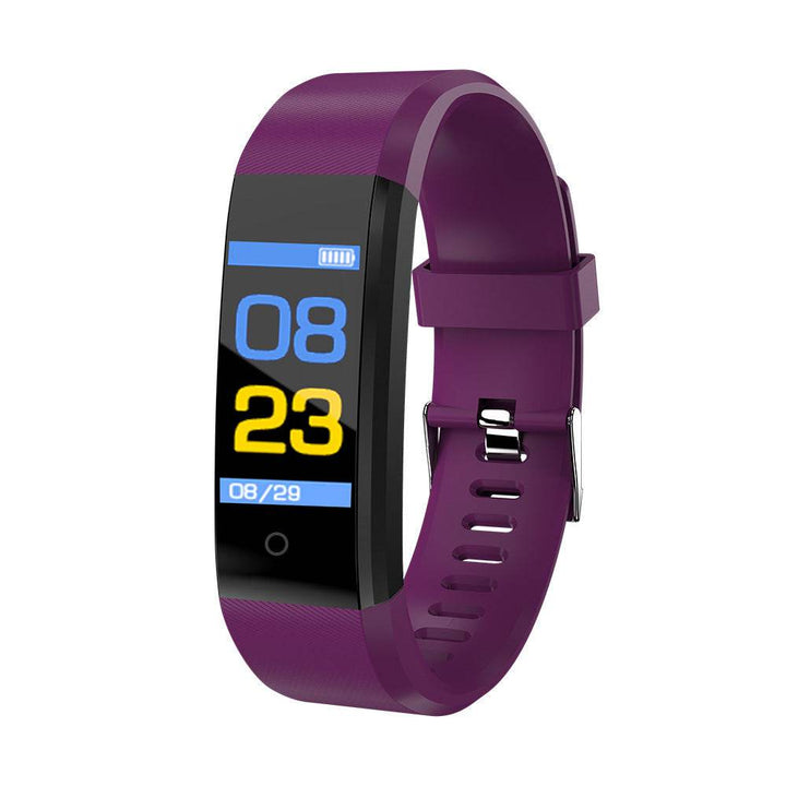 Screen Smart Wristband Heart Rate Monitor Fitness Activity Tracker 115plus Smart Band Color Blood Pressure Music Remote Control - ZEYTONCART