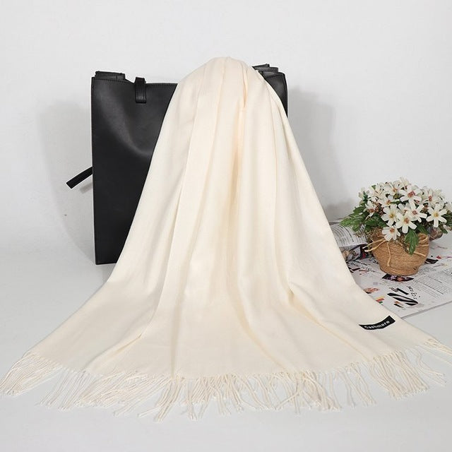 Winter Cashmere Women Scarf Female Luxury Brand Scarves Lady - ZEYTONCART