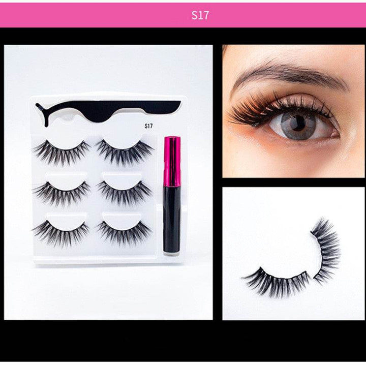 3 Pairs Of Magnetic Eyelashes - ZEYTONCART
