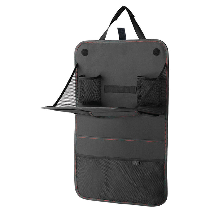 Car Seat Back Storage Bag Car Organizer Bag Foldable Dining Table Tray Travel Storage Bag Car Interior Accessories - ZEYTONCART