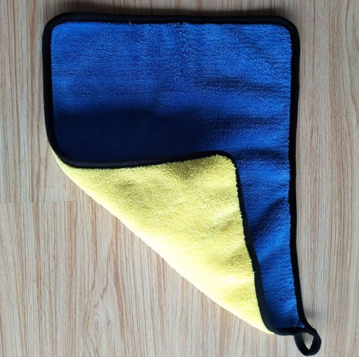 Two-color Couble-sided Car Dual-use Cleaning Car Wash Towel - ZEYTONCART
