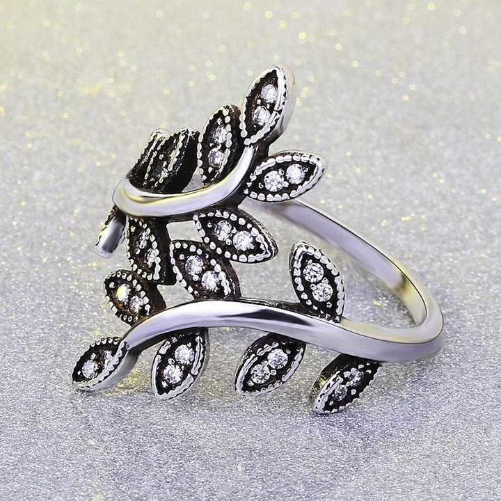 Tree of Life Rings Black Vintage Rings - ZEYTONCART