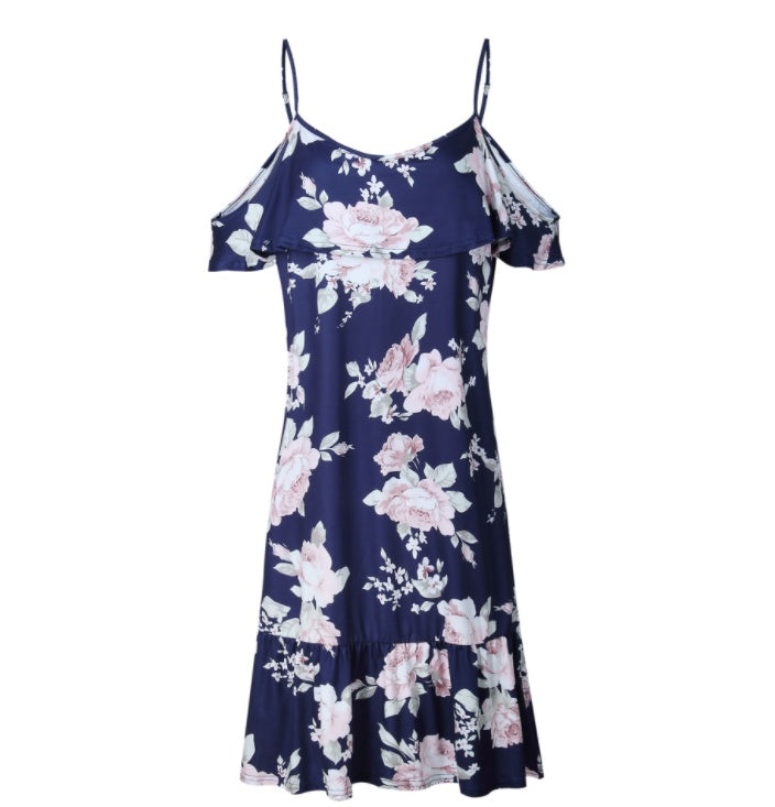 Summer Floral Ruffles Dress - ZEYTONCART