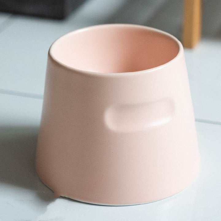 Tall cat food bowl food bowl - ZEYTONCART