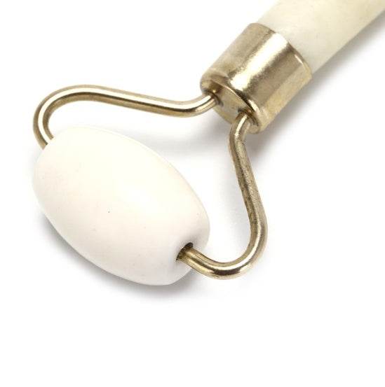 Portable practical roller for facial massage natural jade anti wrinkle face care slimming shaper care products - ZEYTONCART