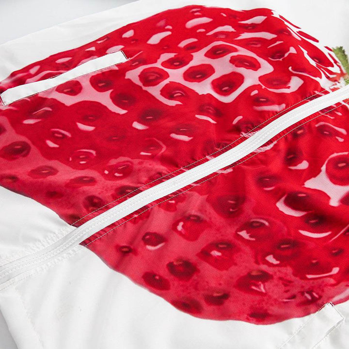 Strawberry Printed Sun Protection Clothing For Men And Women - ZEYTONCART