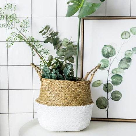 Wicker Foldable Planter Basket - ZEYTONCART