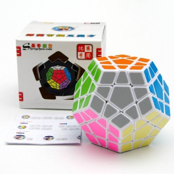 3rd Order Stickerless Dodecahedron Speed Cubes Brain Teaser Twist Puzzle Toy - ZEYTONCART