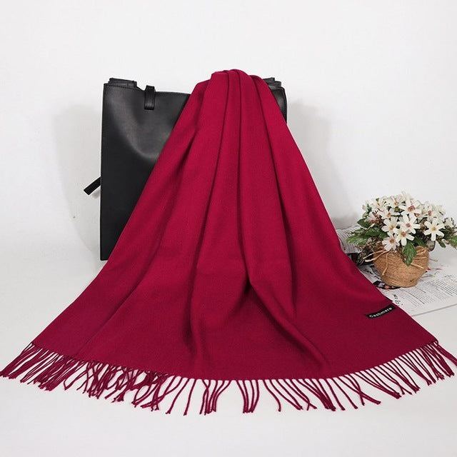 Winter Cashmere Women Scarf Female Luxury Brand Scarves Lady - ZEYTONCART
