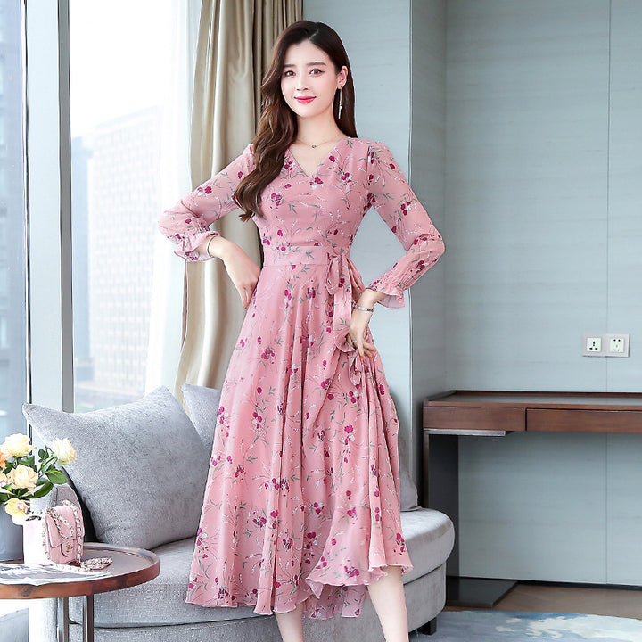 Ladies Floral Chiffon Skirt - ZEYTONCART