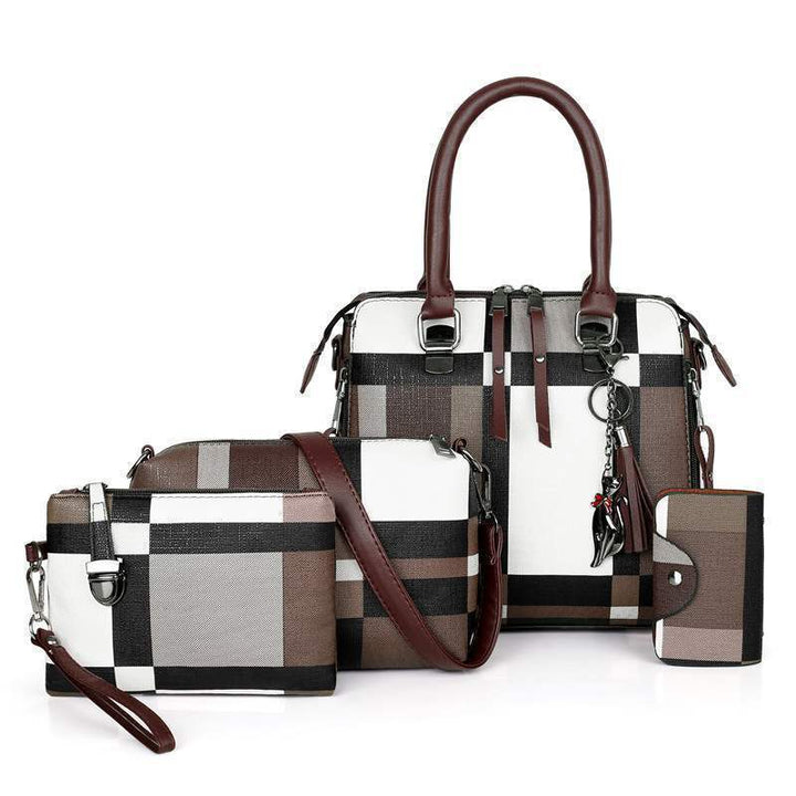 New Luxury Handbags Plaid Women Bags Designer - ZEYTONCART