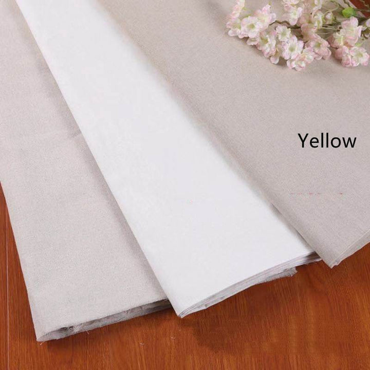 Sofa Curtains Solid Color Cotton Linen Fabric - ZEYTONCART