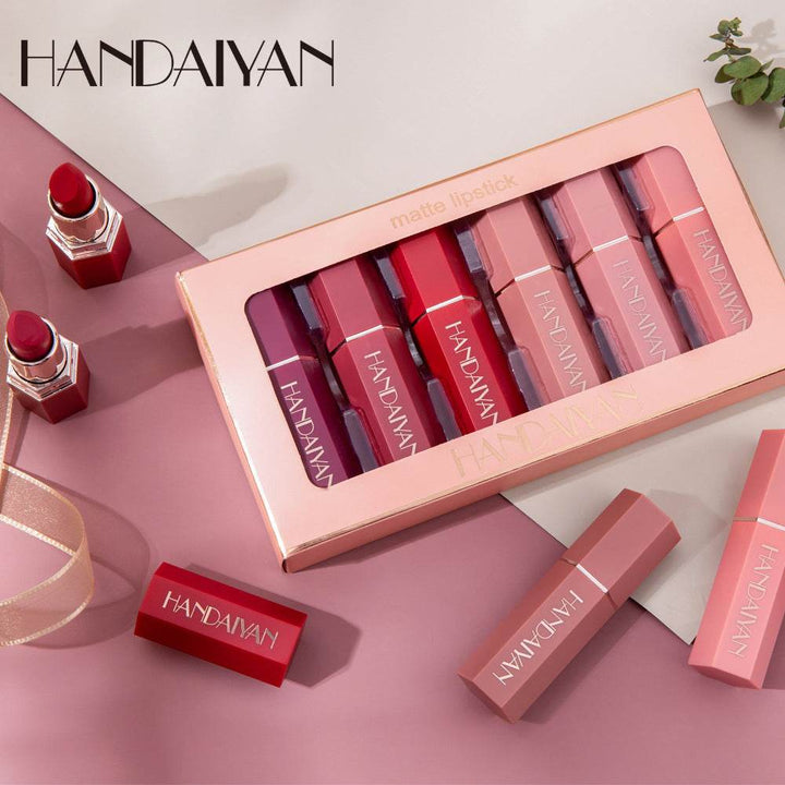 Matte Matte Lipstick Gift Box Set Non-stick Cup Lipstick Lipstick - ZEYTONCART