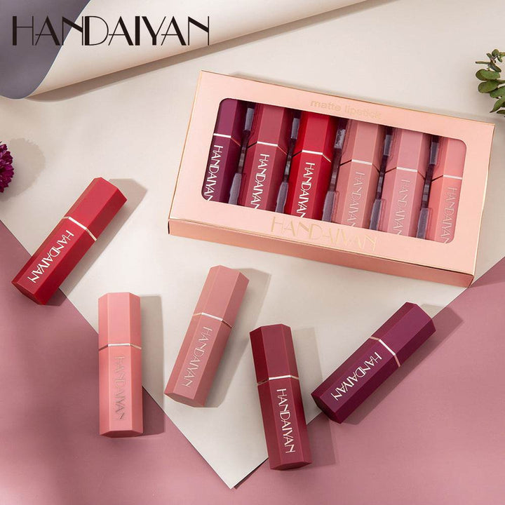 Matte Matte Lipstick Gift Box Set Non-stick Cup Lipstick Lipstick - ZEYTONCART