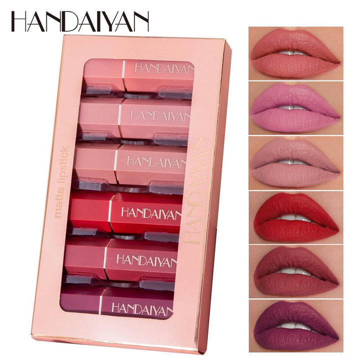 Matte Matte Lipstick Gift Box Set Non-stick Cup Lipstick Lipstick - ZEYTONCART