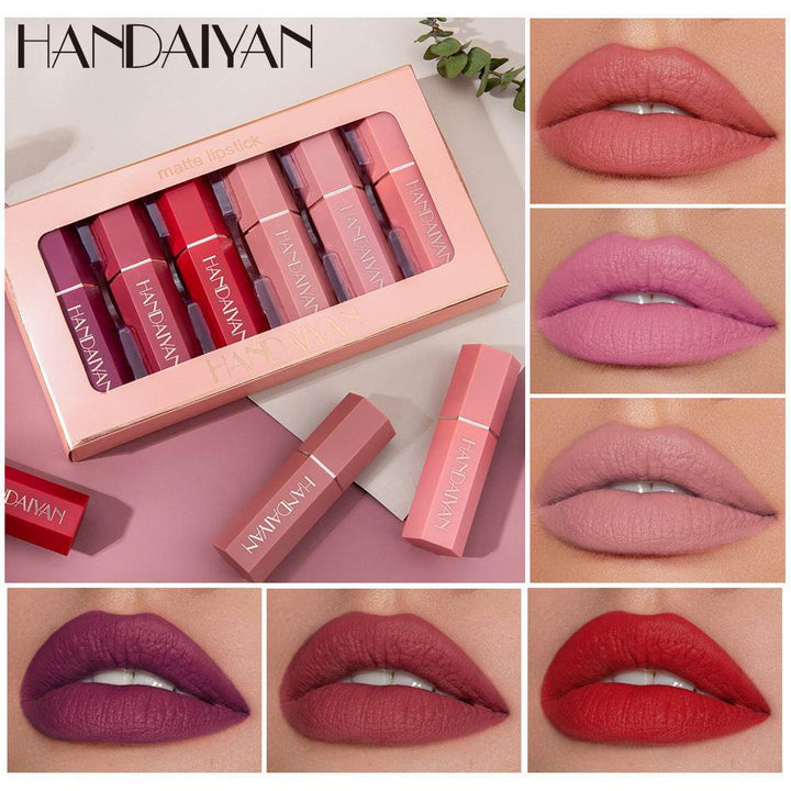 Matte Matte Lipstick Gift Box Set Non-stick Cup Lipstick Lipstick - ZEYTONCART
