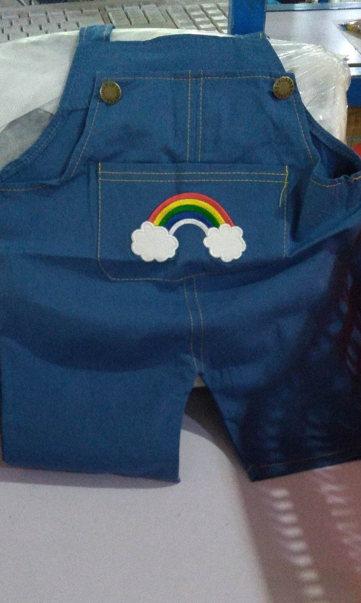 Rainbow Bib Pants Girls Baby Kids - ZEYTONCART
