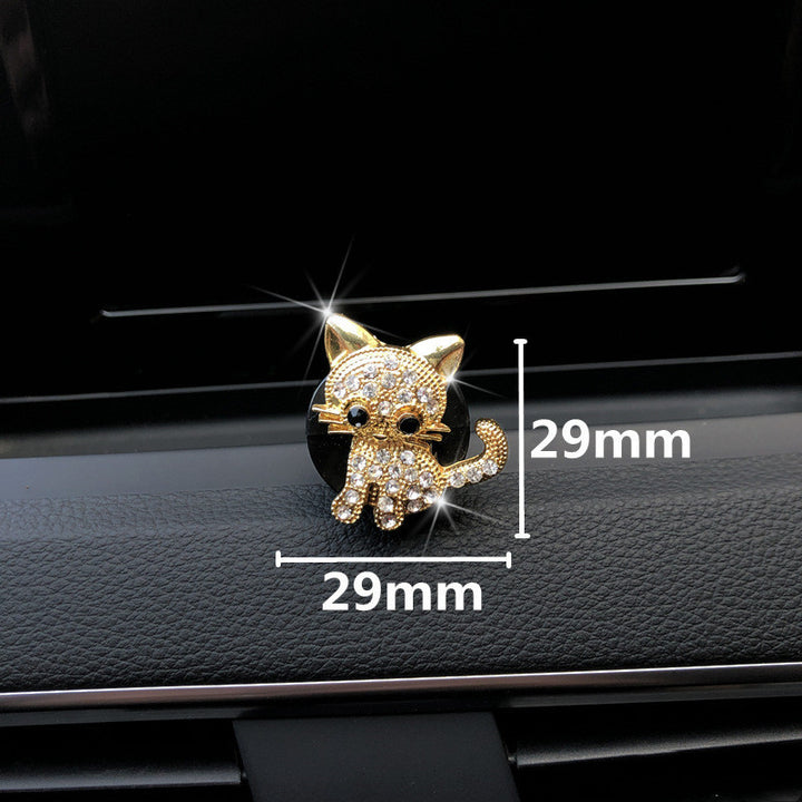Retro Cute Kitten Car Ornaments Accessories - ZEYTONCART