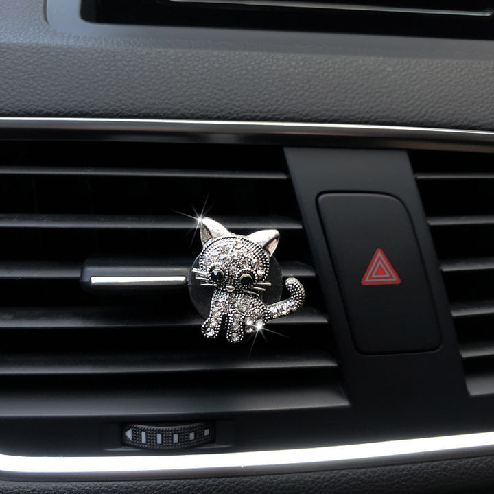 Retro Cute Kitten Car Ornaments Accessories - ZEYTONCART