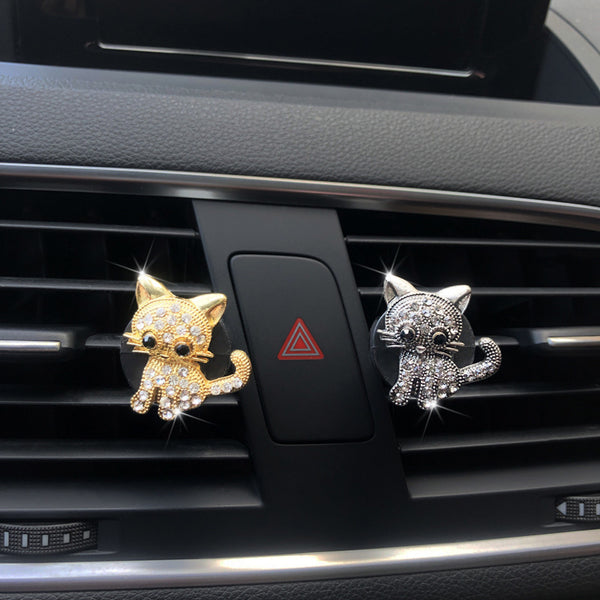 Retro Cute Kitten Car Ornaments Accessories - ZEYTONCART