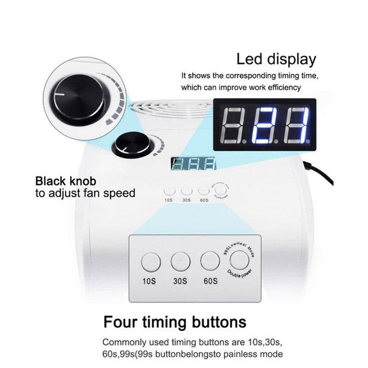 Dryer Nail Vacuum Cleaner Nail Light Vacuum Cleaner - ZEYTONCART