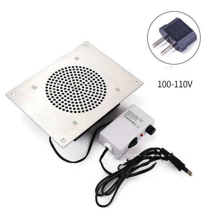 Desk Nail Dust Collector Nails Machine Tools Equipment Nail Pedicure Art Vacuum Cleaner with Collecting Bag - ZEYTONCART