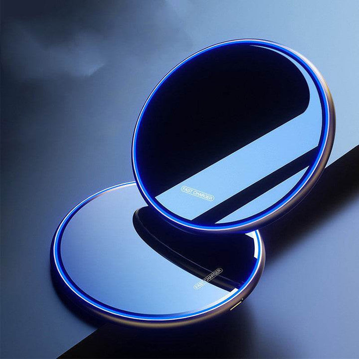 Compatible with Apple, VIKEFON 15W Qi Wireless Charger For iPhone 12 11 Pro Xs Max Mini X Xr 8 Induction Fast Wireless Charging Pad For Samsung Xiaomi - ZEYTONCART