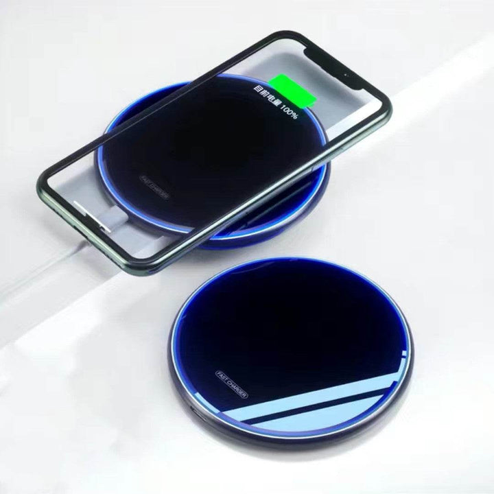 Compatible with Apple, VIKEFON 15W Qi Wireless Charger For iPhone 12 11 Pro Xs Max Mini X Xr 8 Induction Fast Wireless Charging Pad For Samsung Xiaomi - ZEYTONCART