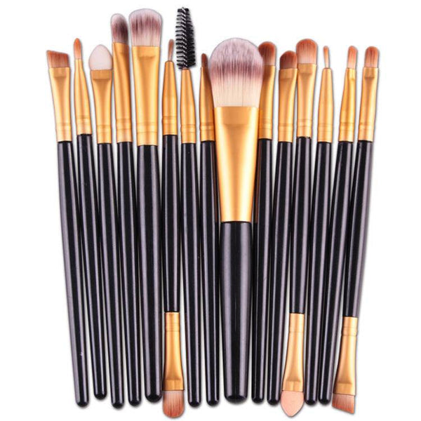 Set Of 15 Makeup Brushes - ZEYTONCART
