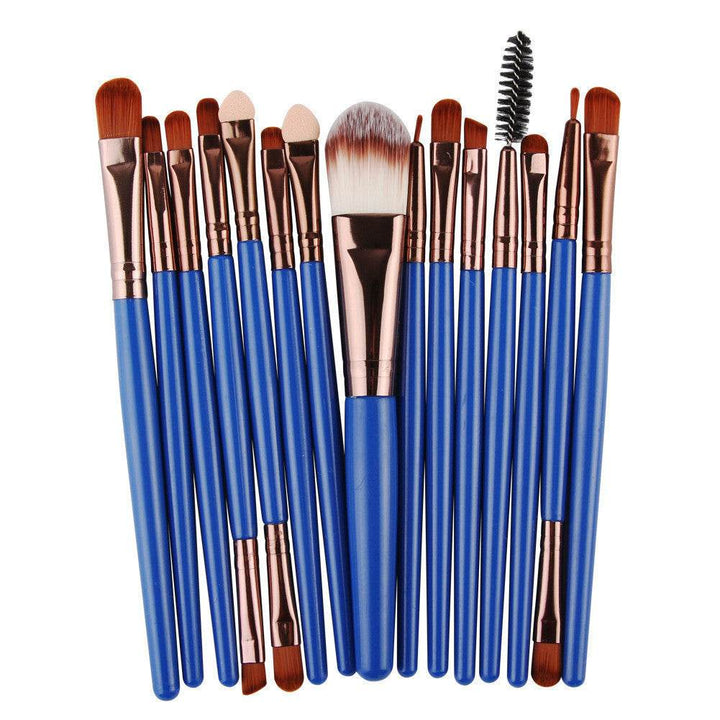 Set Of 15 Makeup Brushes - ZEYTONCART