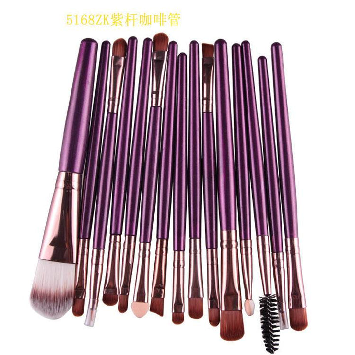 Set Of 15 Makeup Brushes - ZEYTONCART