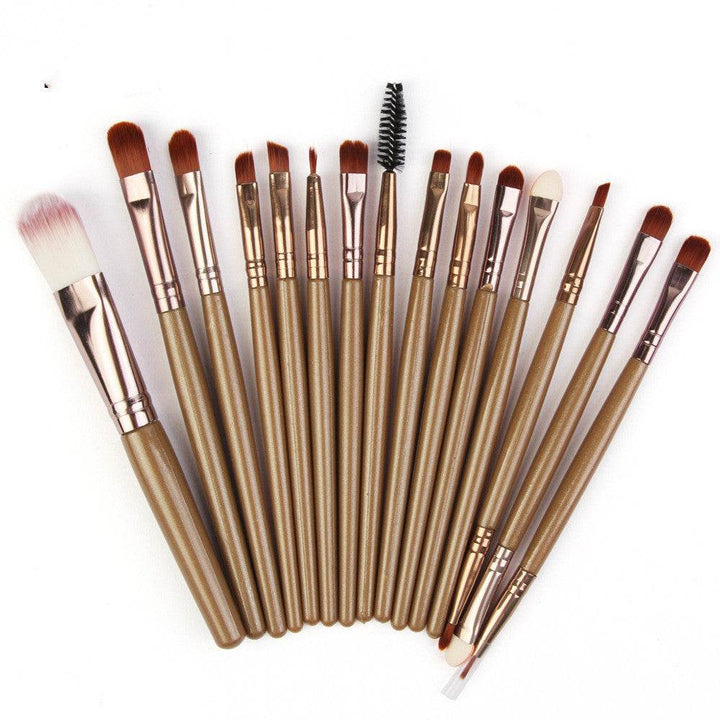 Set Of 15 Makeup Brushes - ZEYTONCART